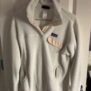 White Patagonia fleece